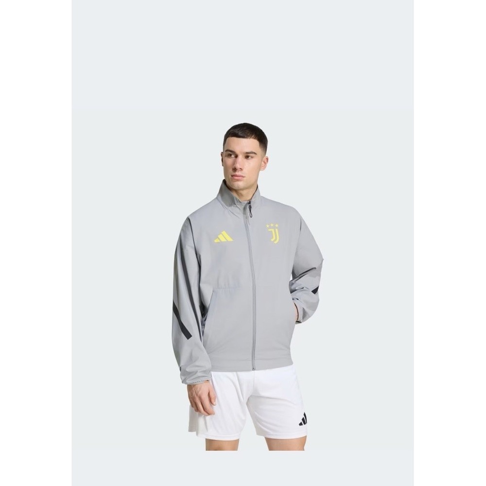adidas Juventus ZNE Anthem Jacket Mens XS Gray KB4446 NWT 2025/26 Soccer